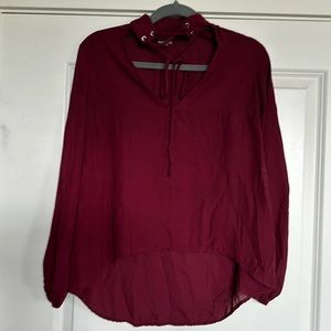 Charlotte Russe Burgundry Blouse